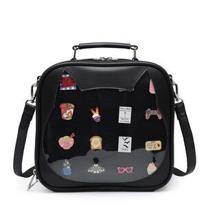 Cat Ita Bag Crossbody Bag Shoulder Bag Backpack Satchel Kawaii Purse with😝